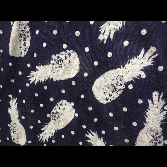 Mason Jules Blue Pineapple Top - Size S - Picture 2 of 6